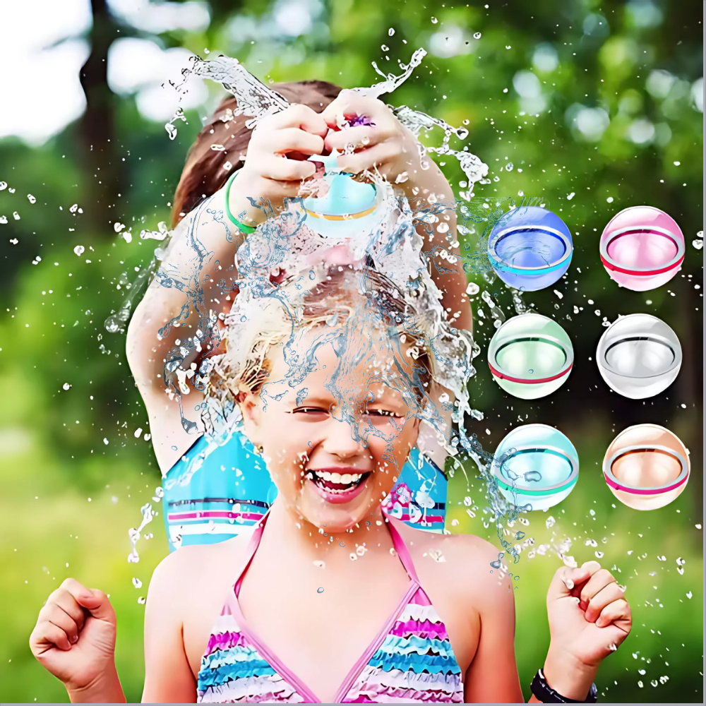 AquaBurst Pods - Bunte Wasserbomben, die du immer wieder benutzen kannst