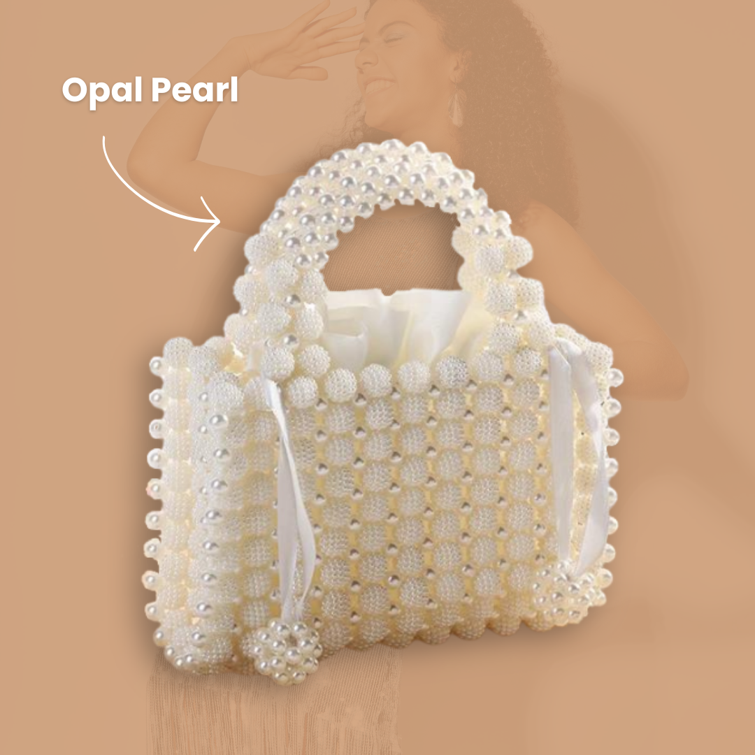 “Opal Pearl” - Die edle Perlen-Tasche