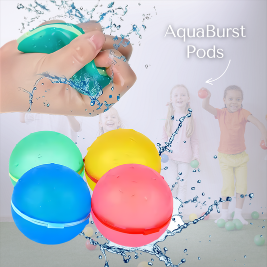 AquaBurst Pods - Bunte Wasserbomben, die du immer wieder benutzen kannst
